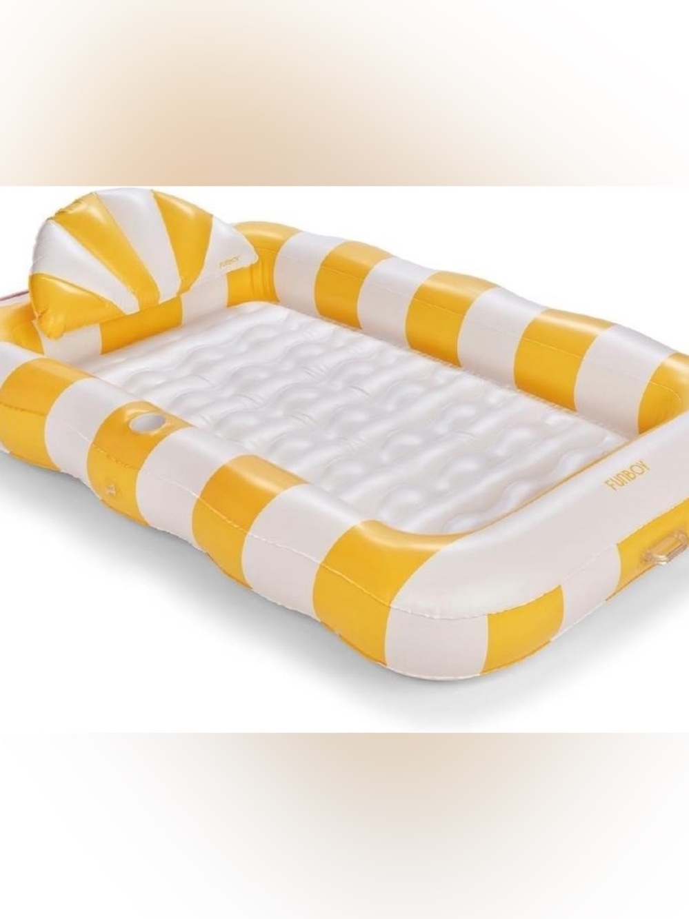Fun boy 2 in 1 inflatable sunbed pool float
